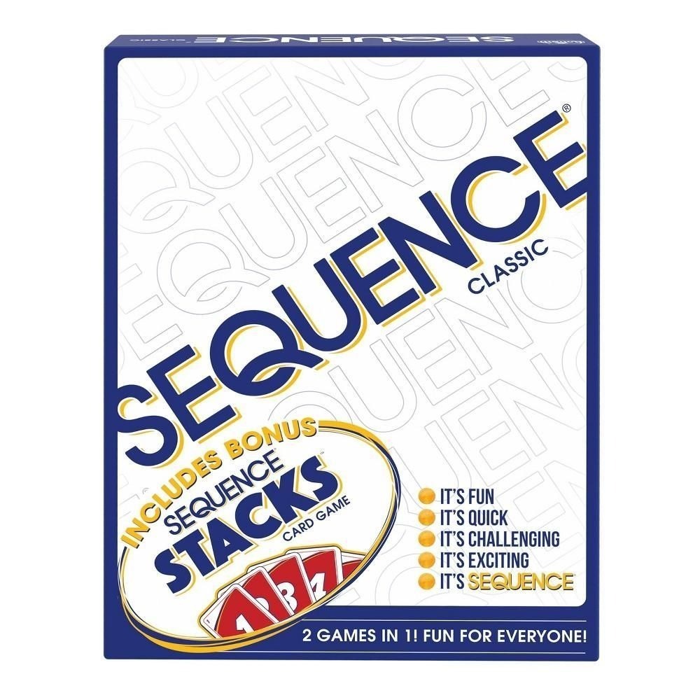 Sequence Goliath Board Game & Bonus Stacks Card Game